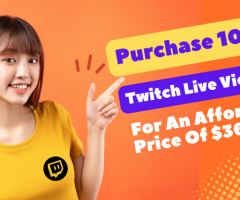 Purchase 1000 Twitch Live Viewers For An Affordable Price Of $36.99