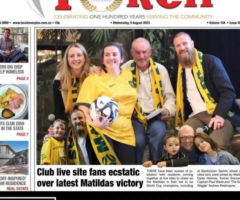 Paul Wade Makes Front Cover Of Torch Newspaper - 1