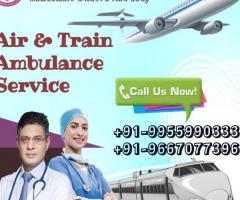 Choose Panchmukhi Train Ambulance in Patna for the relocation of critical patients with safety