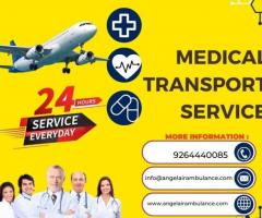 Pick Superlative ICU Support Air Ambulance Service in Bangalore