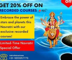 Navratri Special - Get 20% Discount on Self-paced Astrology Courses with Saptarishis Astrology!