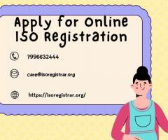 Apply for Online ISO Registration