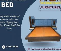Low Floor Bed, Luxury Bed, Doble Bed - Manmohan Furniture