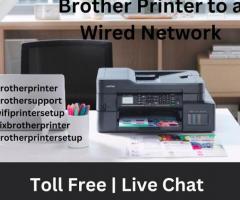 How To Connect a Brother Printer To a Wired Network | +1-877-372-5666 | Brother Support