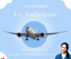 Avail of Panchmukhi Air Ambulance Services in Varanasi with Hi-tech Ventilator