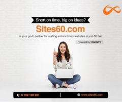 Create Small Business Website in 60 sec