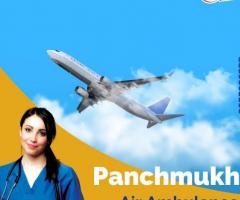 Hire Panchmukhi Air Ambulance Services in Siliguri with Ultra-Advanced Ventilator