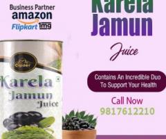 Karela-Jamun Juice helps maintain blood sugar levels