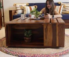 Get 55% OFF on Exquisite Coffee Tables - Limited Time Offer at WoodenStreet!