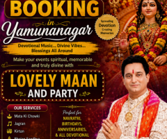 Jagran Booking in Yamunanagar for Mata Ki Chowki & Jagran Events
