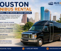 Houston Minibus Rental for Small and Medium-Sized Groups