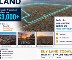 Arizona Land From $3,000+ for Long-Term Investment Near Route 66