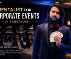 Best Mentalist for Corporate Events in Bangalore | Illusionist Tyson
