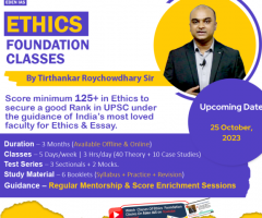 Who is the best teacher for Ethics at UPSC in Delhi?