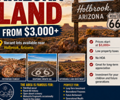 Own Affordable Land Near Holbrook, Arizona Starting at $3,000+