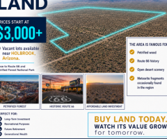 Arizona Land Near Holbrook From $3,000+ for Investment and Recreation