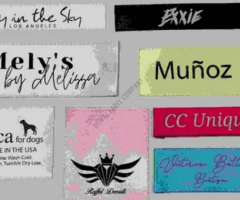 Custom Logo Satin Labels Manufacturer
