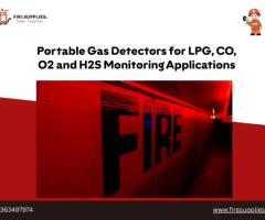 Portable Gas Detectors for LPG, CO, O2 and H2S Monitoring Applications