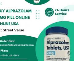 Buy Alprazolam 2mg Pill Online Usa at Street Value | PurdueHealth