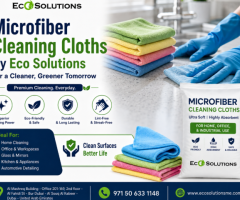Microfiber Cleaning Cloths by Eco Solutions for Superior Cleaning