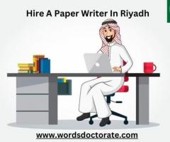 Hire A Paper Writer In Riyadh
