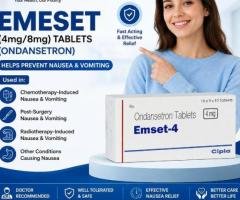 Emeset 4mg/8mg Ondansetron for Nausea & Vomiting | Online Generic Medicine