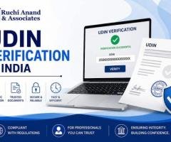 Professional Document Verification Using UDIN in India