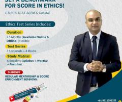 Which is the best test series to follow for the GS 4 ethics paper for the UPSC?