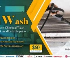 Aircon chemical wash | Best chemical cleaning service
