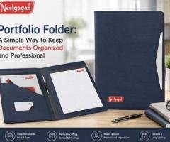Portfolio Folder for Organized Documents