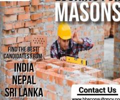 Need well-skilled Masons from India, Nepal
