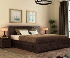 Elegant Wooden Double Bed Designs from Wooden Street!