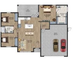 Photoshop architectural rendering