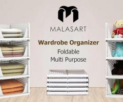Malasart Wardrobe Organizer Multi Purpose Plastic Organizers For Office and Home