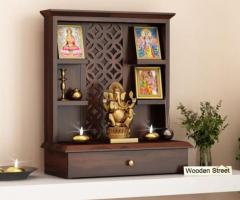 Elevate Your Space with Wooden Street's Home Temples – Shop Now!