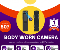 Trending Diwali Sale Body Worn Spy Camera – Big Deals - 1