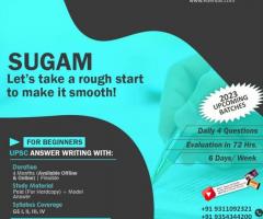 SUGAM can help you master the art of answer writing for beginners.