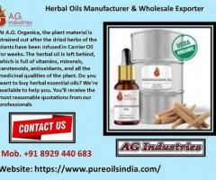 Herbal Oils Manufacturer & Wholesale Exporter
