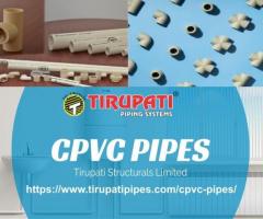 Tirupati Pipes Provides Best CPVC Fitting Pipes