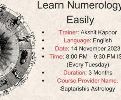 Learn Numerology Easily: Saptarishis Astrology