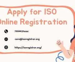 Apply for ISO Online Registration