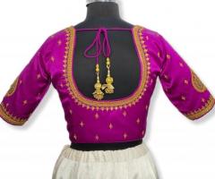 Unique Marodi Paan Butta Designer Blouse for Sale - Limited Edition