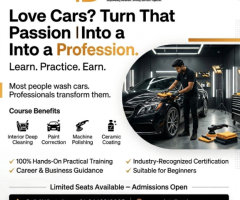 Love Cars? Turn That Passion Into a High-Income Skill with India's Leading Car Detailing Course!