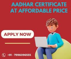 Apply for udyog aadhar certificate at affordable price