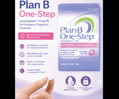 Plan B One-Step Levonorgestrel 1.5 mg Pill for Emergency Pregnancy Prevention