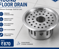Best Round Shape Floor Drain for Bathrooms