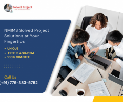 NMIMS Solved Project Solutions at Your Fingertips