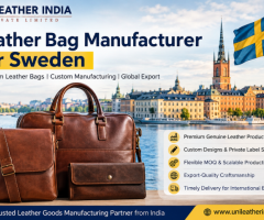 Premium Leather Bag Manufacturer for Stockholm, Sweden