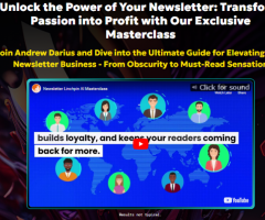 Newsletter Linchpin AI Masterclass information Review