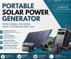 Portable Solar Power Generator – Power Anywhere